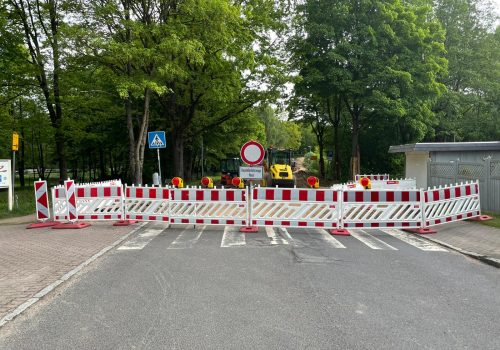 Baumaßnahmen an der L93 in Großensee