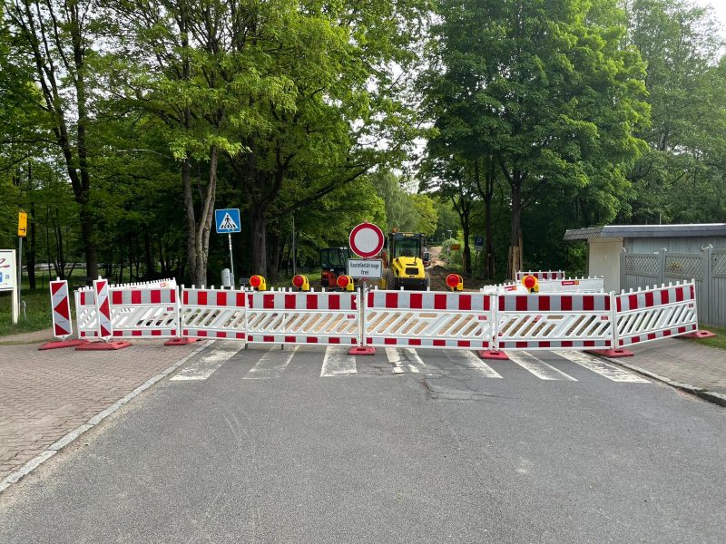 Baumaßnahmen an der L93 in Großensee